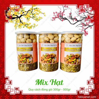 [Rẻ Vô Đối] Ảnh Thật Mixnuts 5 hạt Cao Cấp Tách Vỏ , Mixed Nuts Mix Hạt Dinh Dưỡng Cho Mẹ Bầu 500gr