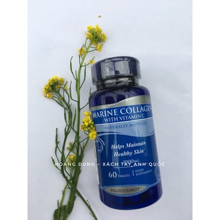 [ĐỦ BILL UK] MARINE COLLAGEN WITH VITAMIN C 60 Viên