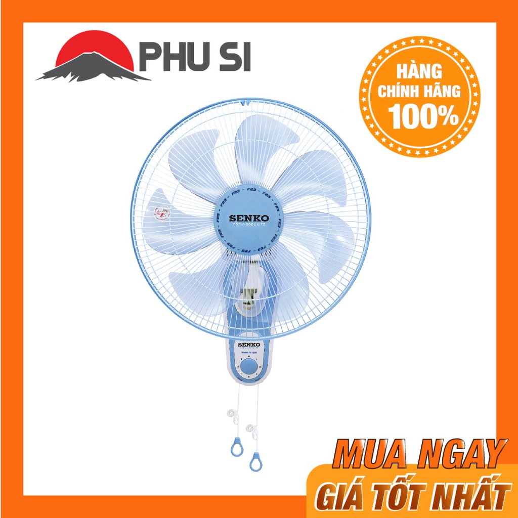 Quạt treo tường Senko 2 dây TC1620 - Màu ngẫu nhiên