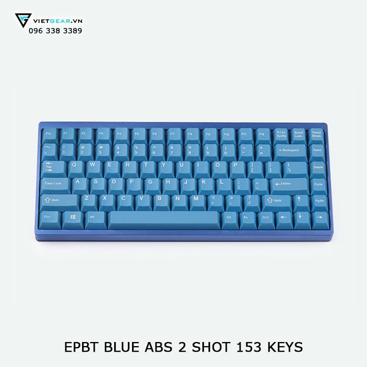 Bộ nút nhựa Epbt Blue Sky nhựa ABS in 2 lớp double shot 153 nút