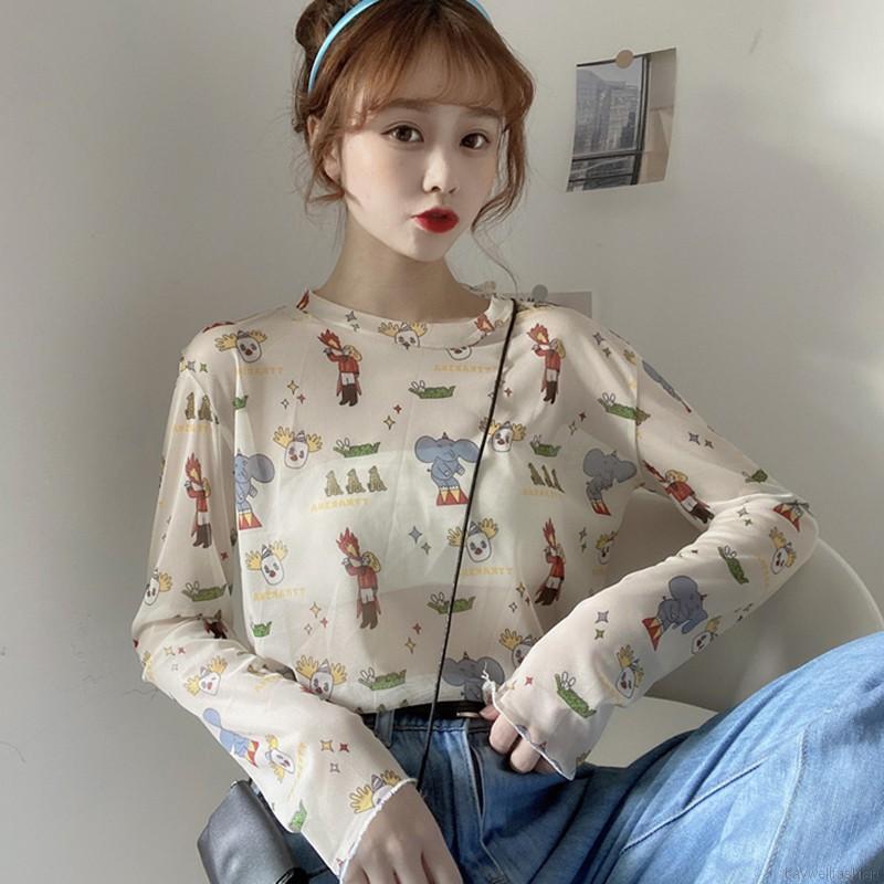 [Baywellfashion]Women Summer Beach Style Casual Animal Style Gauze Sunscreen Blouse | BigBuy360 - bigbuy360.vn