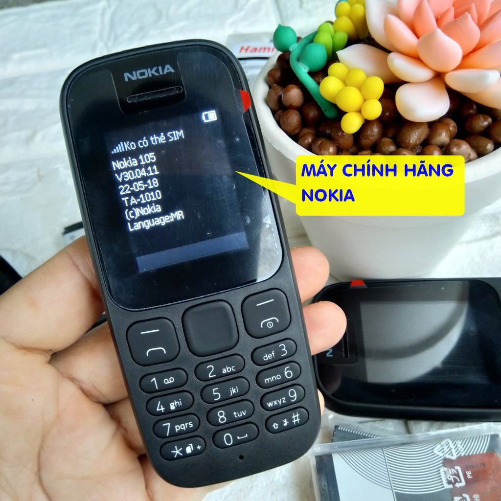 Điện thoại Nokia 105 (2017) Chính hãng, Pin Xịn, Sạc Xịn