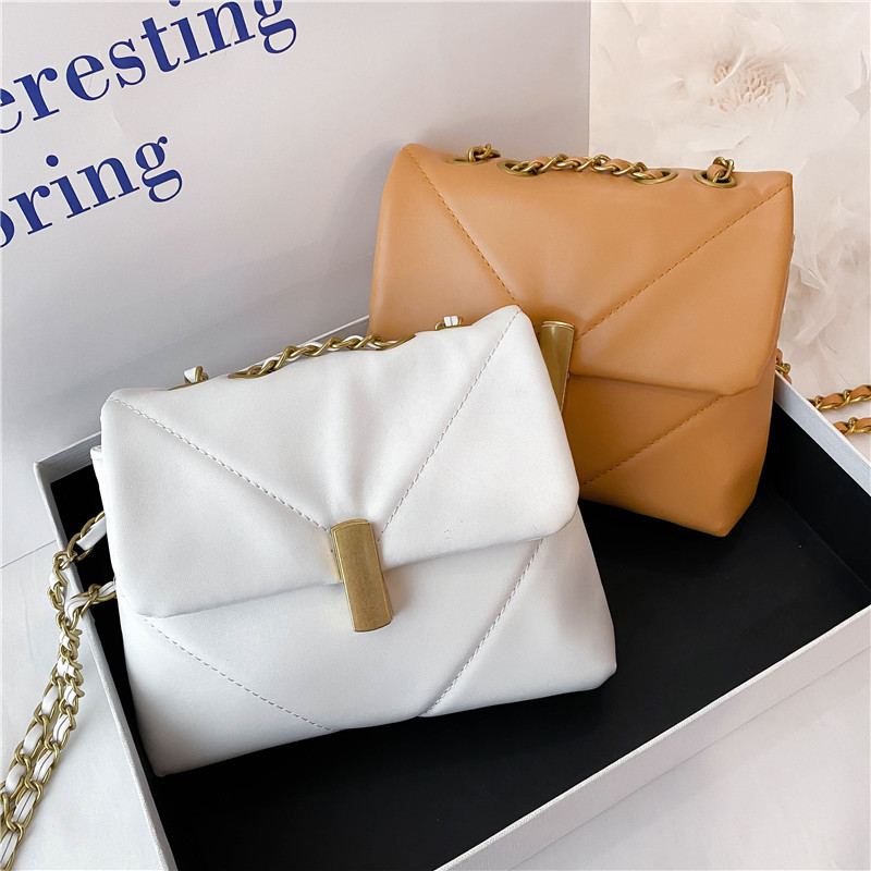 IELGY Túi đeo vai chất liệu da PU dáng vuông hợp thời trang sành điệu cho nữ