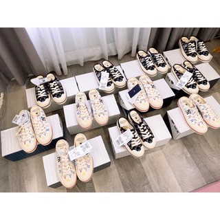 [AUTHENTIC]GIÀY MLB MULE MONOGRAM RAINBOW