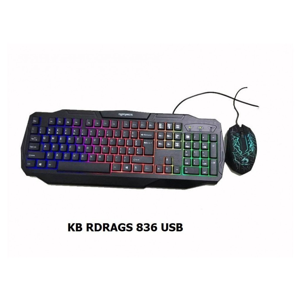 BỘ BÀN PHÍM VÀ CHUỘT BOSSTON 836 | BigBuy360 - bigbuy360.vn