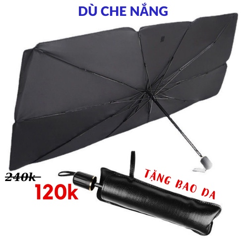 Ô Che Nắng Kính Lái Ô Tô, Dù Che Nắng Kính Lái Xe Hơi Chắn Tia UV, Giảm Nhiệt Bảo Vệ Nội Thất