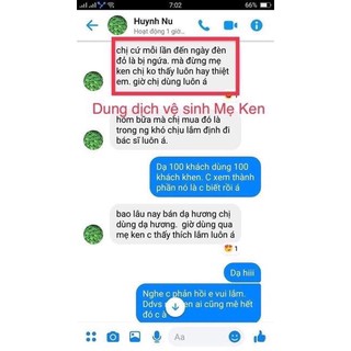 DUNG DỊCH VỆ SINH THẢO DƯỢC MẸ KEN
