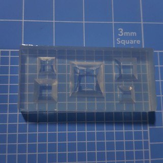 Khuôn silicon đúc hạt đá resin 3d KHC-02