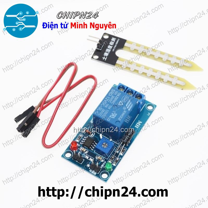 [1 CÁI] (E50) Module Cảm biến độ ẩm Đất Relay