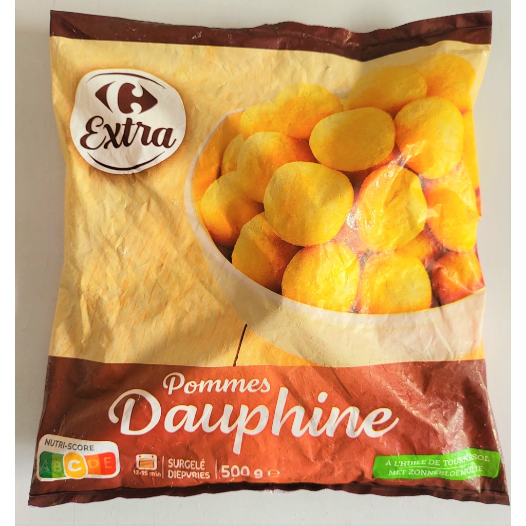 [Túi 500g] VIÊN KHOAI TÂY NGHIỀN [Belgium] DAUPHINE Mashed Potato Balls (hdl-atp)