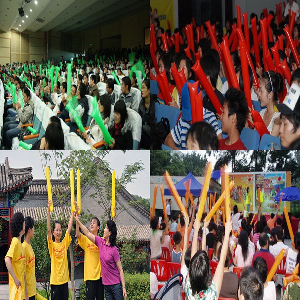 Bộ 2 Thanh Đập Cổ Vũ Nhiều Màu , gậy cổ vũ loại dầy đẹp , đồ cổ vũ