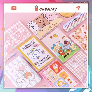 Sổ ghi chép vở học sinh khâu gáy sổ tay a5 60 trang nhiều hình cute dễ thương creamy sta512001