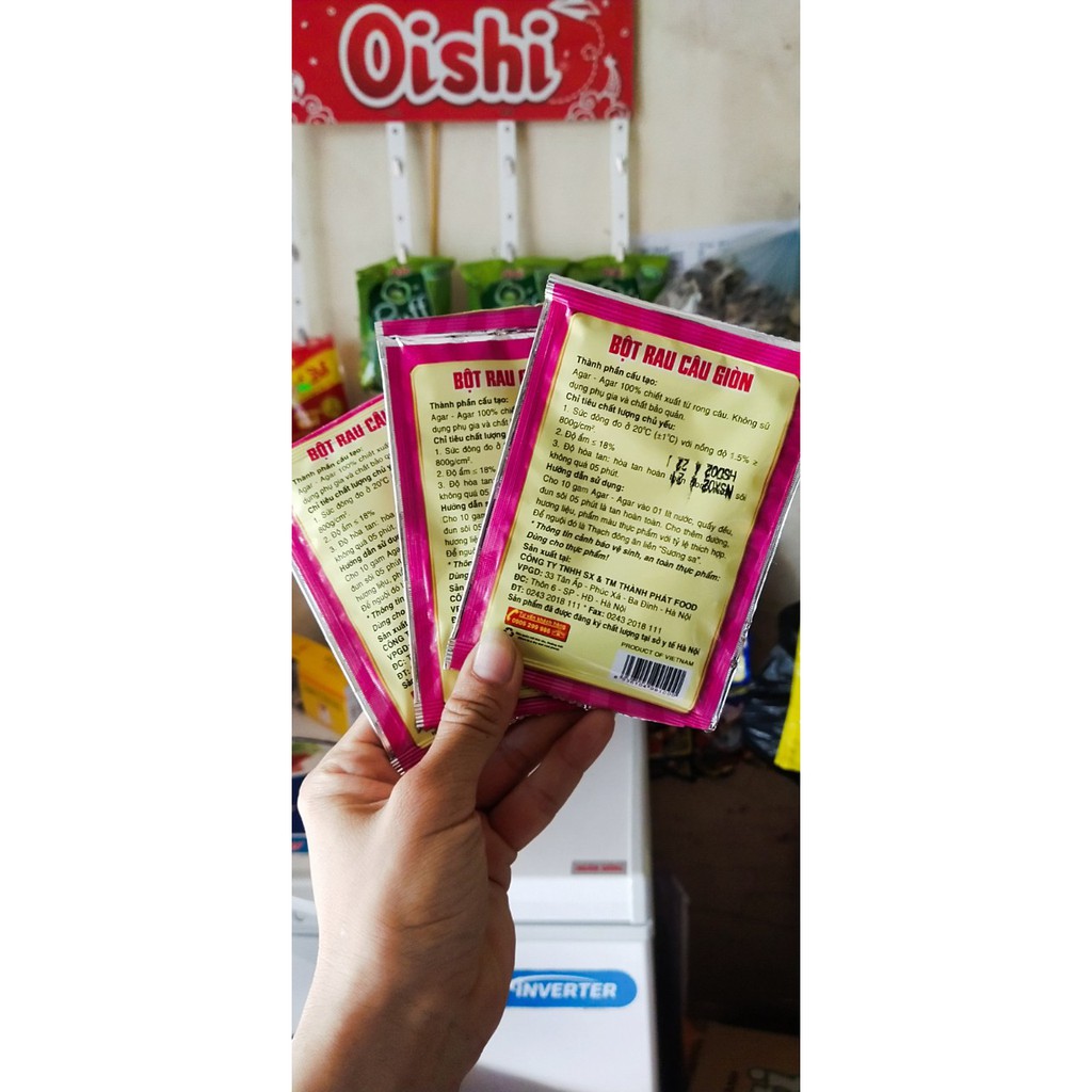 Bột Thạch rau câu ( 1 gói)