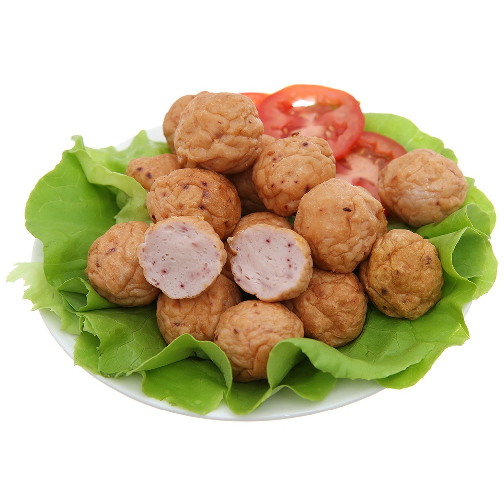 1Kg Mực Viên Hàn Quốc Lacusina thơm ngon/ gói 500g_ Ship hỏa tốc