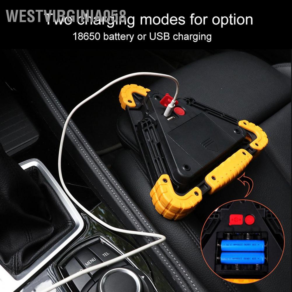 Có thể bán buôn 30W Multifunction Car Breakdown Emergency Safety Triangle Stop Sign with Red LED Warning Light Westvirginia058 Hàng giao ngay