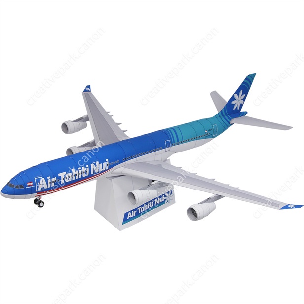 Mô hình giấy máy bay A340-300