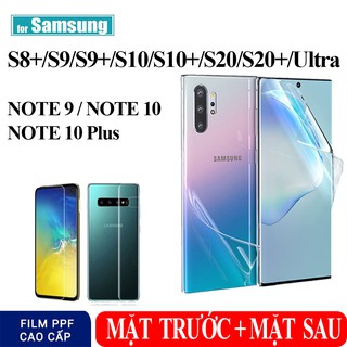 Miếng Dán PPF Samsung Màn Cong S8+/S9/S9+/S10/S10+/S20/S20+/S20 Ultra/Note 9/Note10/ Note10+ Siêu Dễ Dán - Trong Suốt