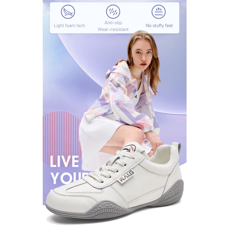 Giày Thể Thao Da Đế Dày Mềm Mại Thời Trang Cho Nữ