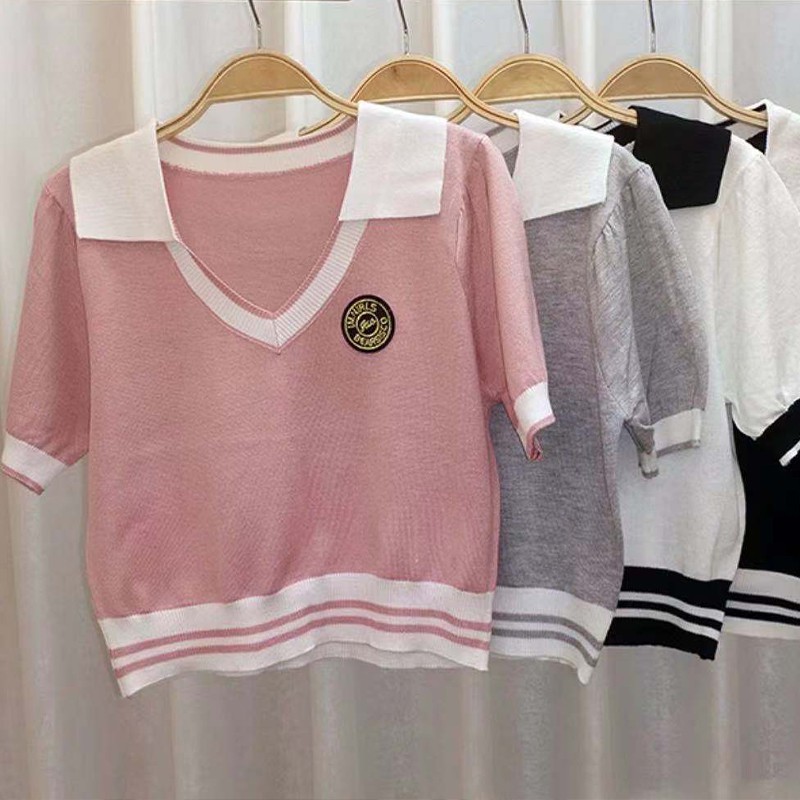 Áo polo Dệt Kim Tay Ngắn Size 38-60kg | BigBuy360 - bigbuy360.vn