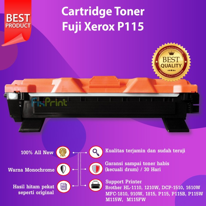 Hộp Đựng Mực In Fuji Xerox Ct202137 P115 P115B P115W P115W M115Ww Tn1000