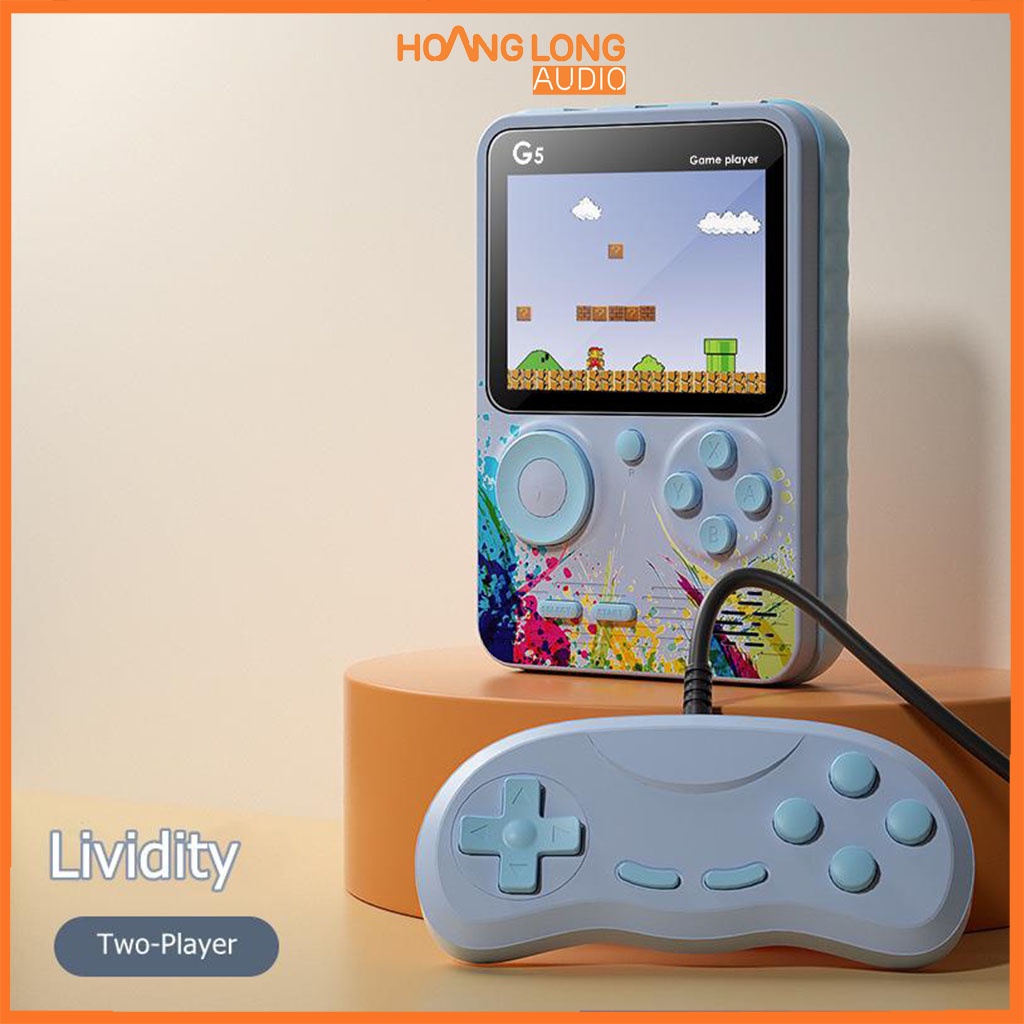 Máy chơi game G5 kết nối tivi, 2 người chơi, 500 trò chơi lưu trữ