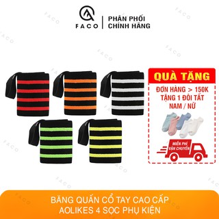 Băng Quấn cổ tay cao cấp Aolike 4 sọc Phụ Kiện - AL028