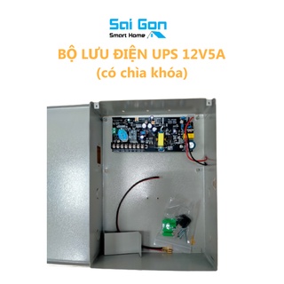 UPS Bộ Lưu Điện Cho Camera Khi Mất Điện 12v5a ( Có Chìa Khóa )