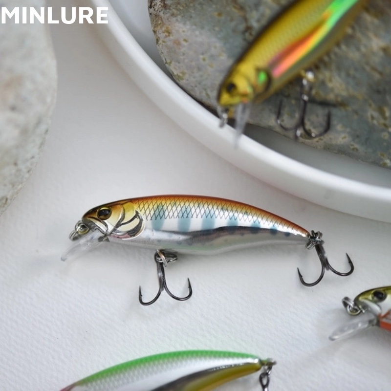 Mồi giả câu lure cá chày suối X52 52mm, 4.8gr mồi câu lure cá mương suối