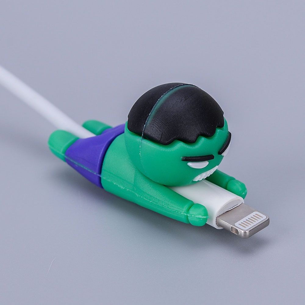 Phụ Kiện Bảo Vệ Dây Cáp Dữ Liệu Usb Hình Hoạt Hình Hero