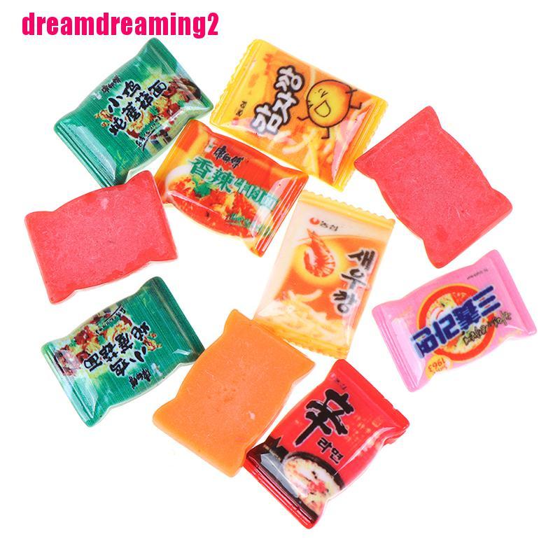 Set 10 Gói Mì Đồ Chơi Bằng Nhựa