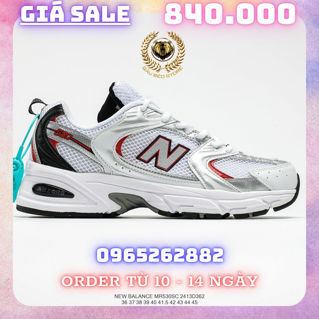 Order 1-3 Tuần + Freeship Giày Outlet Store Sneaker _New Balance 530 MSP: 2413D3626 gaubeaostore.shop