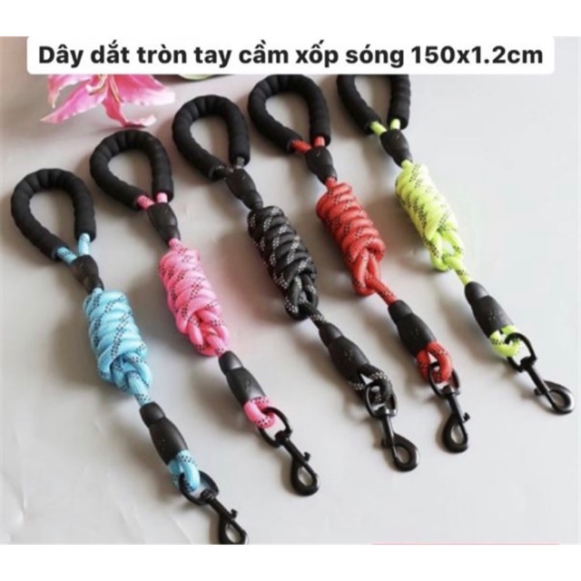Dây dắt vải dù tay xốp không đau tay