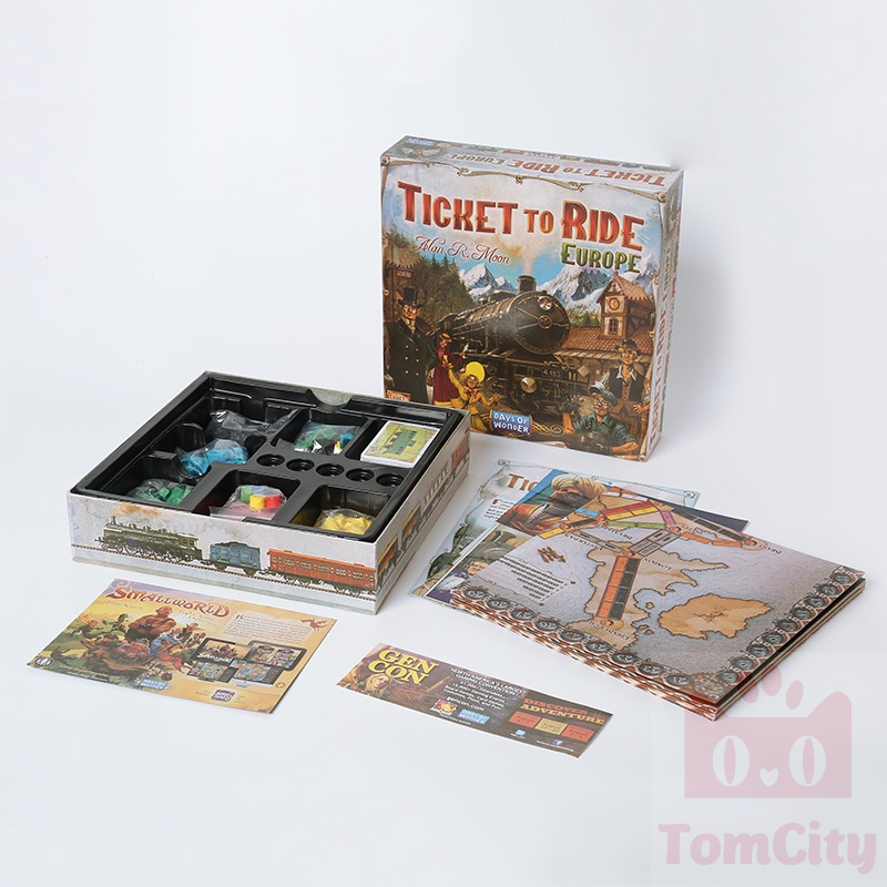 Bộ trò chơi Boardgame hấp dẫn người chơi Ticket To Ride bản Europe