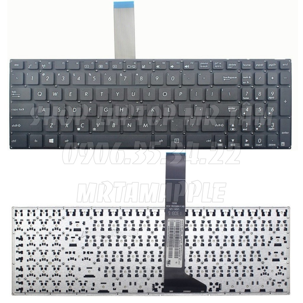 (KEYBOARD) BÀN PHÍM LAPTOP ASUS X550 dùng cho A550 X550 X552 K550 P550 R510 F550 F552