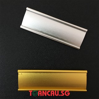 Bảng tên - Biển tên nhân viên nhôm mạ màu cao cấp