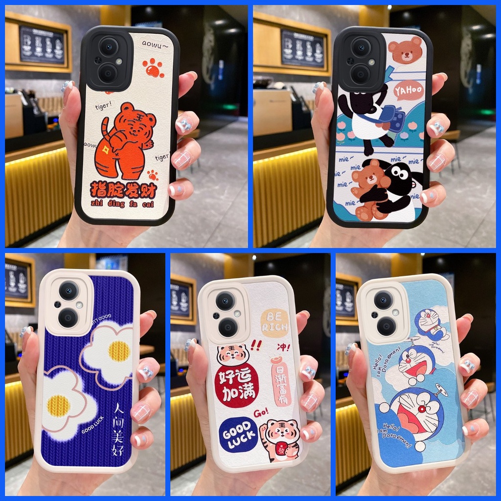 Ốp Lưng OPPO Reno7Z Ốp lưng OPPO Reno 7Z OPPO Reno7 Z Ốp Điện Thoại Silicon Chống Rơi Họa Tiết Hoạt Hình Ba Chiều Cho OPPO Reno7Z