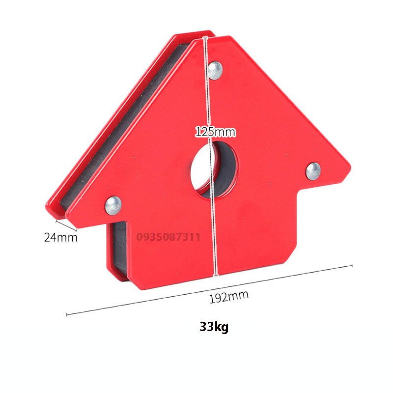 Nam Châm Ke Góc Vuông Ke Góc Hàn Lực Hút 5kg - 12kg - 22kg - 33kg - Ke Nam Châm Vuông Góc Hàn