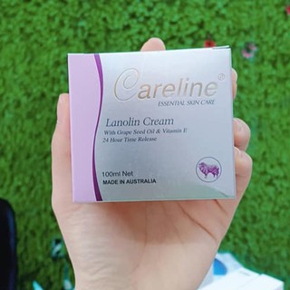 Kem Mỡ Cừu Careline Lanolin Cream Úc 100ml