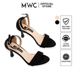 Giày MWC 4127 - Giày Cao Gót Quai Ngang, Giày Sandal Quai Ngang Đế Nhọn 5cm