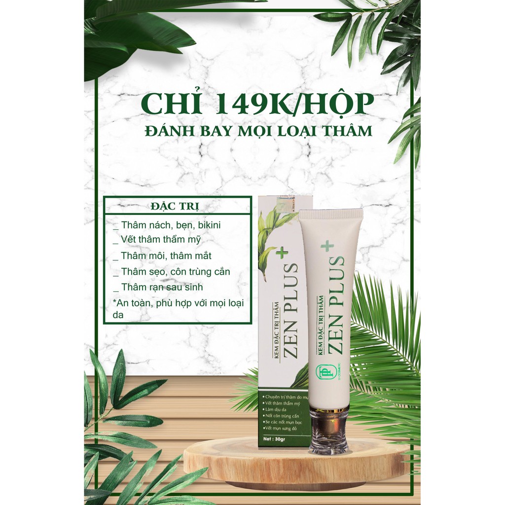 [Chính hãng] Kem thâm, sẹo Zenplus+ - Xua tan thâm, sẹo, nám an toàn - Mua 2 tặng 2 mặt nạ dưỡng da cao cấp | BigBuy360 - bigbuy360.vn