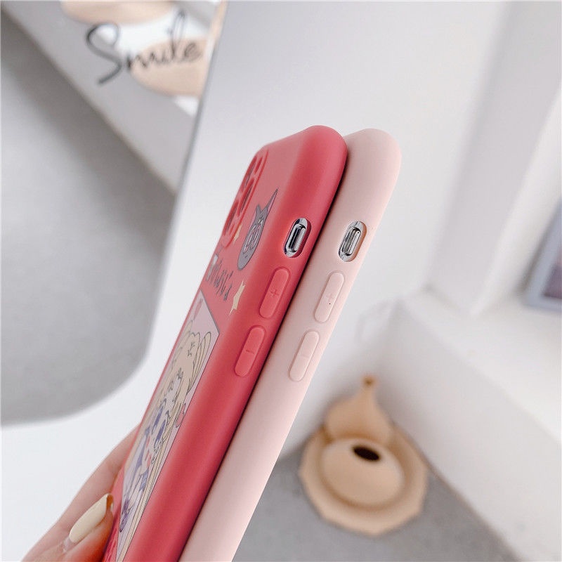 Ốp Điện Thoại TPU Silicone Dẻo In Họa Tiết Hoạt Hình Đáng Yêu Cho Iphone 12 XR Mini Pro 8 14 Max 6 7 X Plus 11 13 6s XS