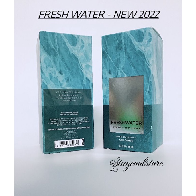 Xịt thơm nam Fresh Water Bath & Body Works 104gram