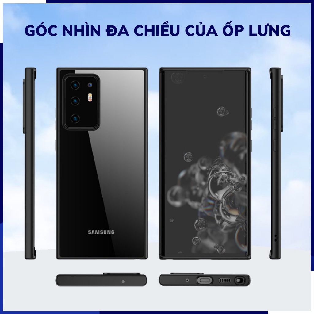 Ốp lưng note 20 ultra trong suốt không ố vàng bảo vệ camera CLEAR COLOR VER 1 phụ kiện huỳnh tân store