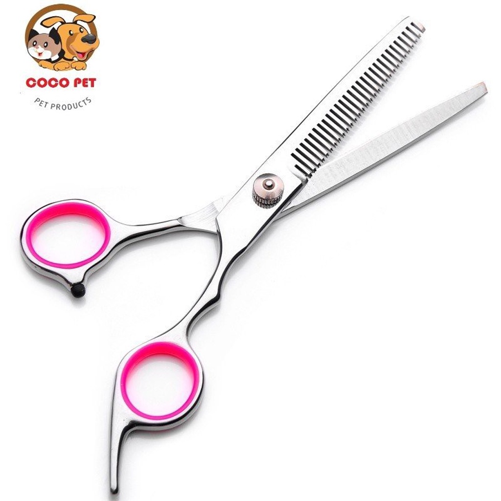 COMBO Bộ Kéo Cong Cắt Tỉa Lông Chó Mèo, Thú Cưng Tại Nhà