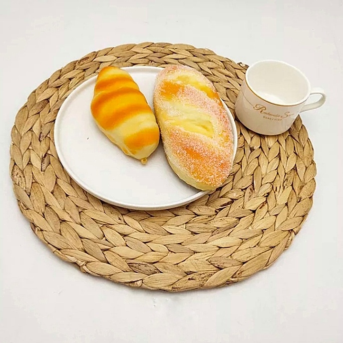 Thảm lục bình Mint decor - Đĩa lục bình lót ly - Lót ly lục bình hàng loại đẹp đan kỹ - Lót nồi - Trang tri, chụp hình