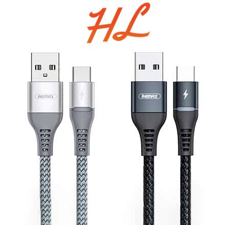 Cáp Sạc Type C Remax RC-152a Dài 1M, Dây Dù Siêu Bền, Có Đèn Led - Hưng Long PC