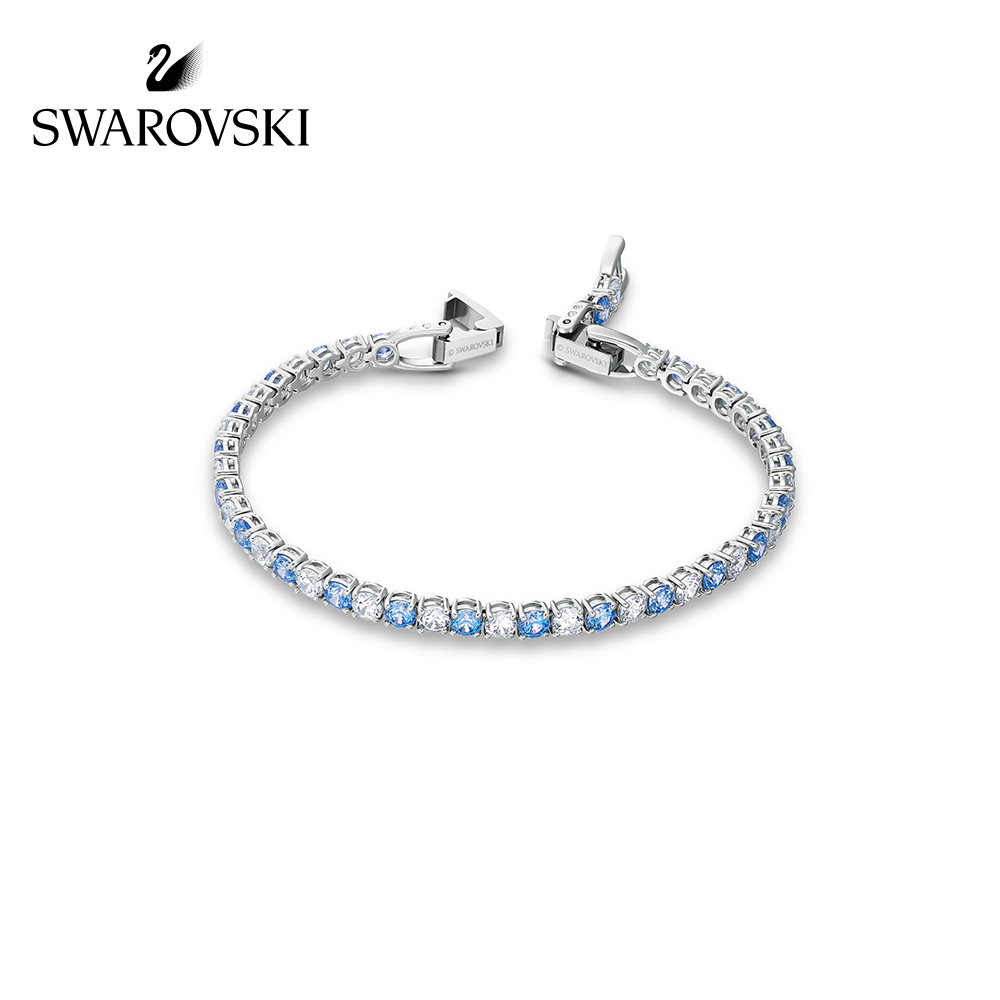 FREE SHIP VòngTay Nữ Swarovski TENNIS DLX Kỷ niệm 125 năm Bright Link Bracelet Crystal FASHION cá tính Trang sức trang sức đeo THỜI TRANG