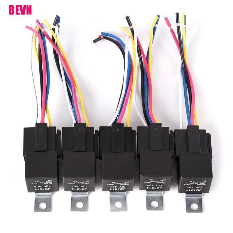 Rơ Le Tự Động Chống Thấm Nước 12v 5pin 40a 12v 5pin 12v