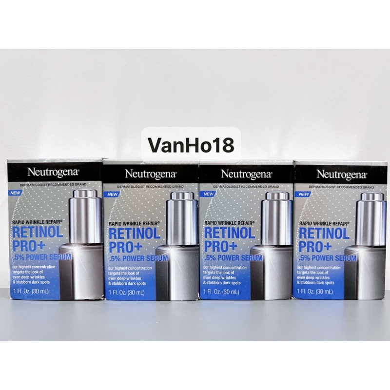 Tinh Chất Neutrogena Rapid Wrinkle Repair Retinol Pro+ .5% Power Serum