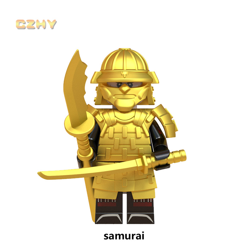 Bộ Đồ Chơi Lắp Ráp Mô Hình Chiến Binh Samurai Mini Cho Bé